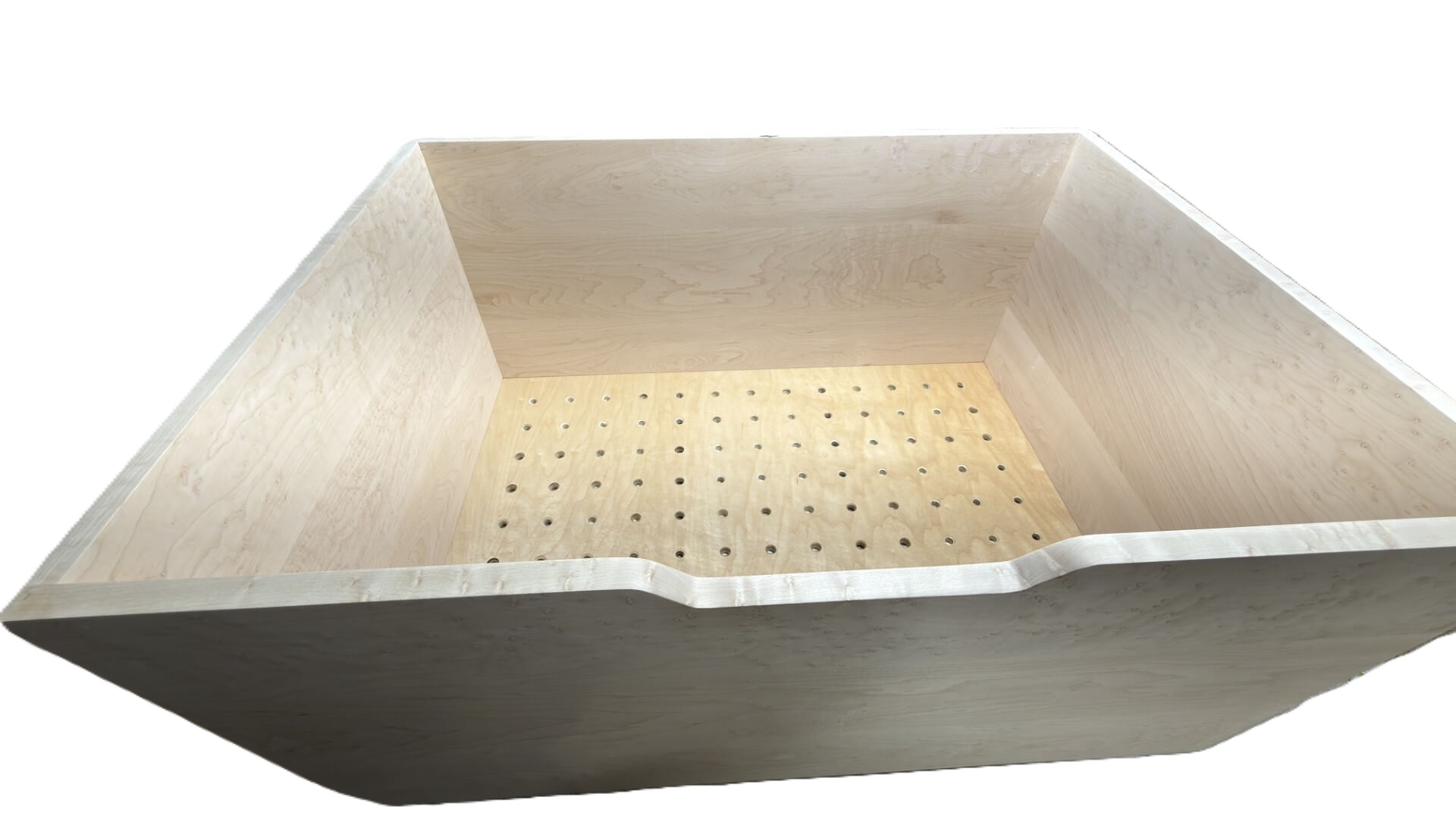 Peg bottom insert for tins